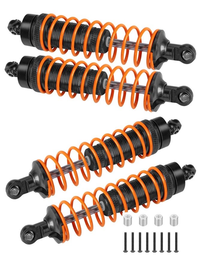 ARRCat 4PCS Black Big Bore All Aluminum Front Rear RC Shocks, Upgrade Parts for Slash 4x4 Rustler 4X4 Stampede, Replace 5862 - Image 1